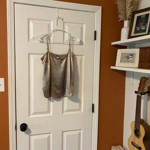 Metallic Gold Tank Top